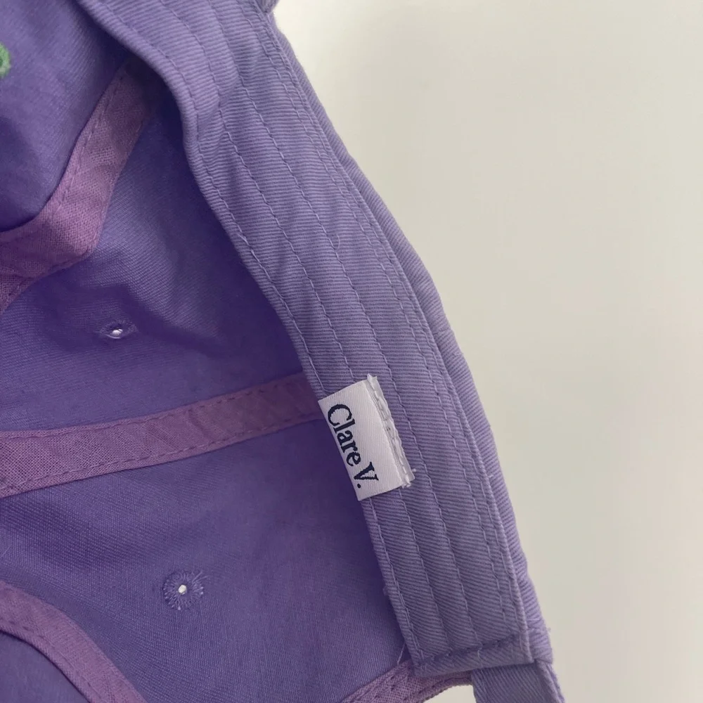 💜Updated!💜 Clare V. Liberes le sardines Lavender Baseball Hat - Picture 9 of 11
